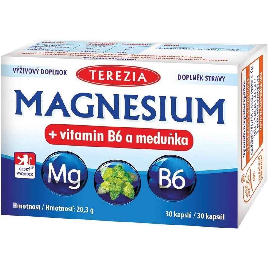 Theresa Magnesio + vitamina B6 e melissa 30 capsule