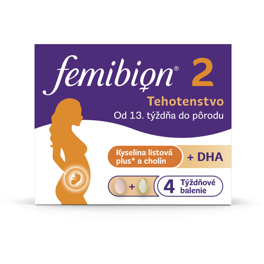 Femibion 2 Zwangerschap, 28 tabletten en 28 capsules