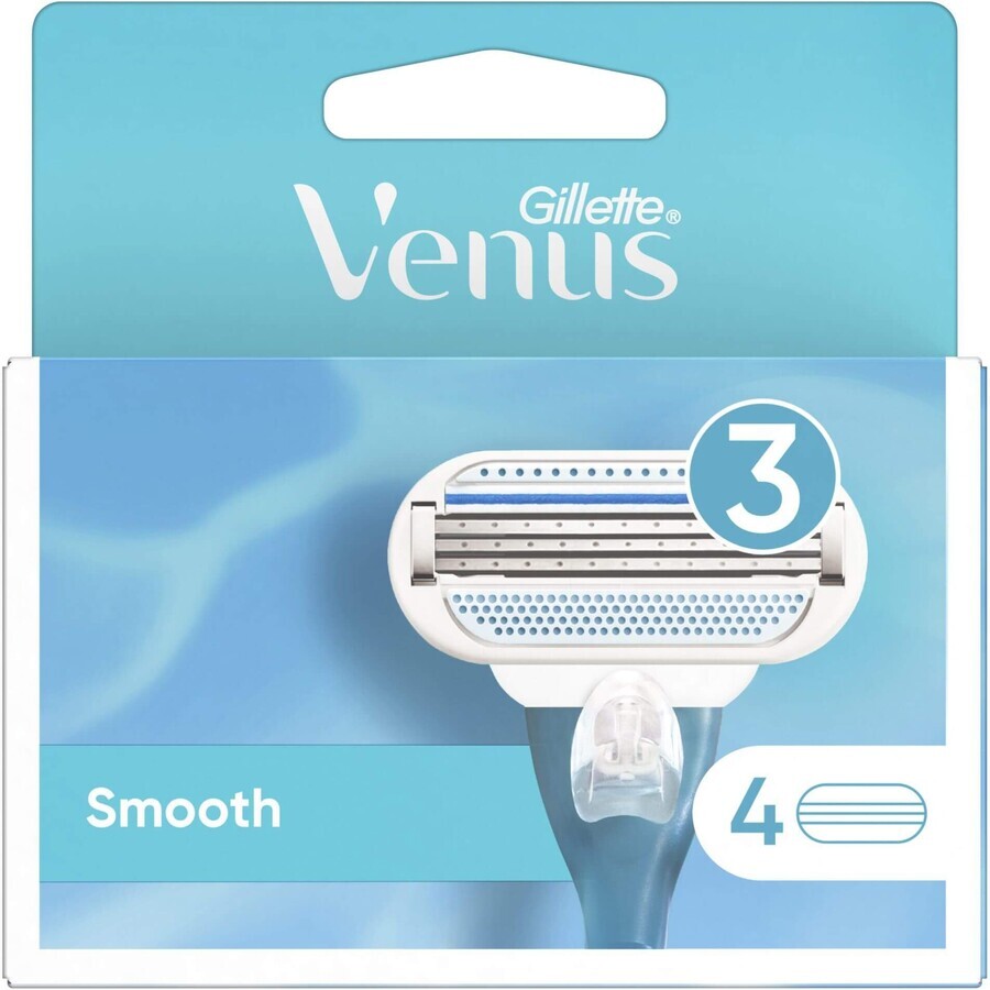 Gillette Venus Venus Smooth Capete de înlocuire 4 buc