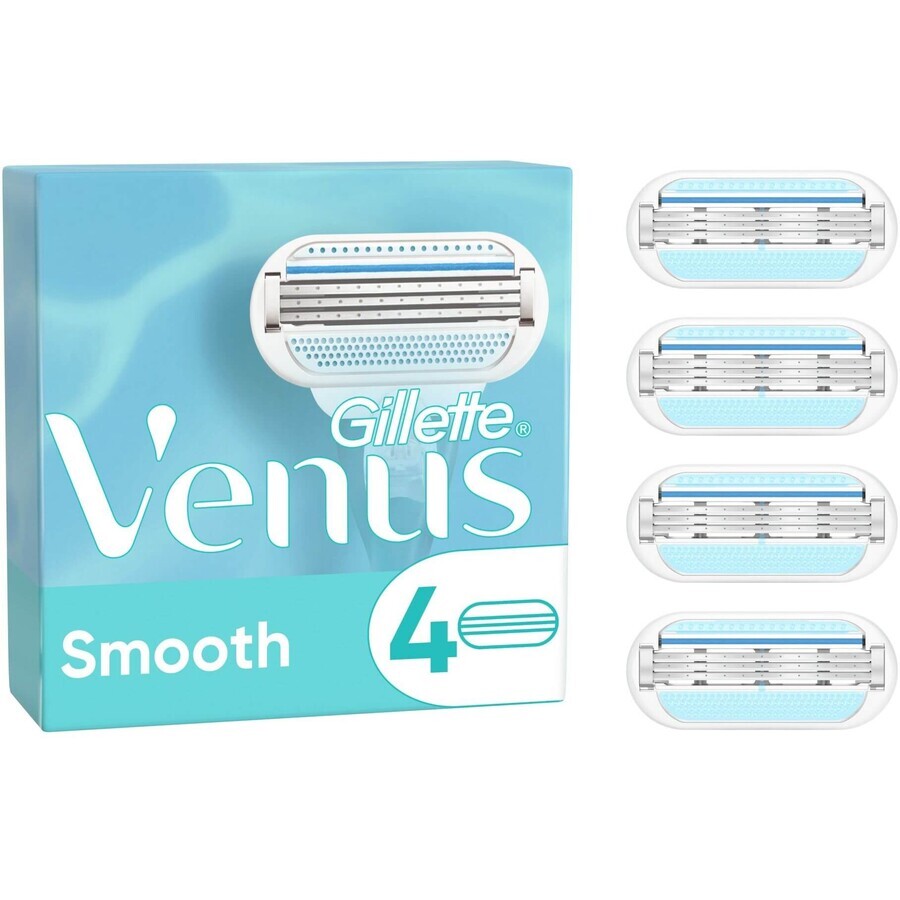 Gillette Venus Venus Smooth Capete de înlocuire 4 buc