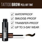 Maybelline New York Tattoo Brow gel tint 1 Light Brown, 5 g