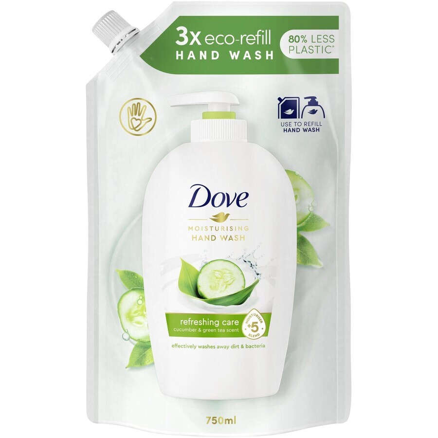 Ricarica di sapone liquido Dove Refreshing Care 750 ml