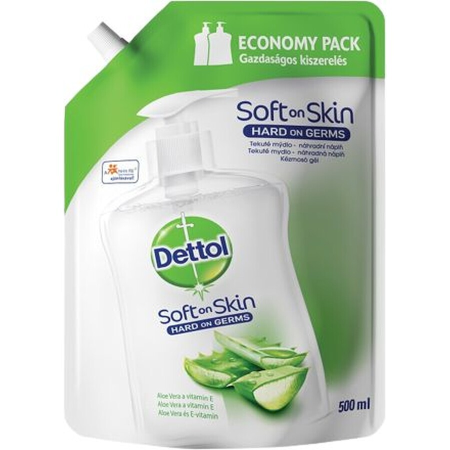 Dettol Reîncărcare săpun lichid Aloe Vera și vitamina E 500 ml