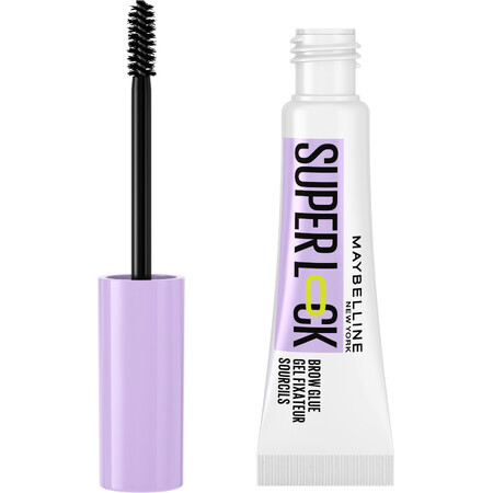 Maybelline New York Super Lock gel de lipit sprâncene, 8 g