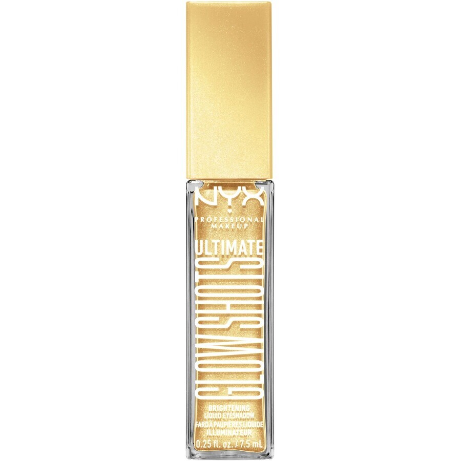 NYX Professional Makeup Ultimate glow shots Fard de ochi lichid strălucitor cu vitamina C - 07 Lemon Slayed 7,5 ml