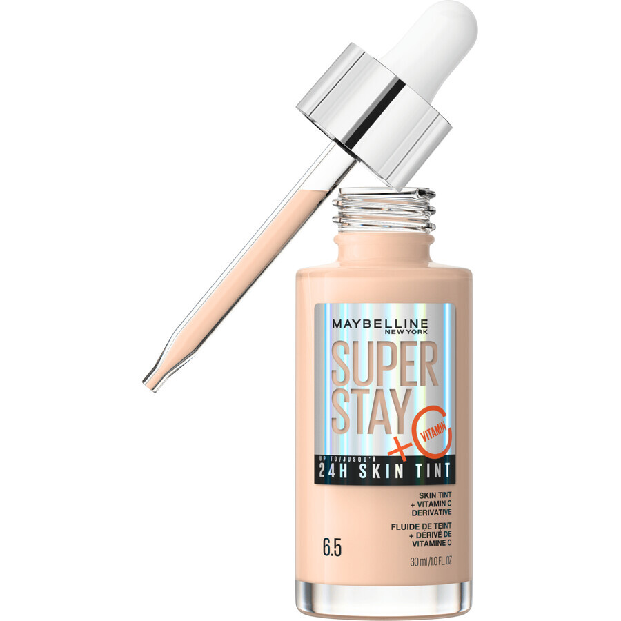 Maybelline New York Super Stay Vitamin C skin tint 6.5 ser colorat, 30 ml