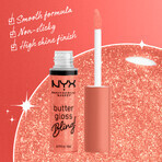 NYX Professional Makeup Butter Gloss luciu de buze bling 02 Dripped Out