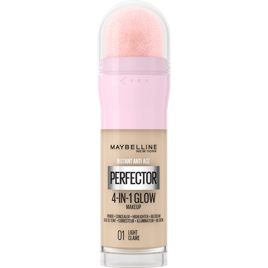 Maybelline New York Instant Perfector 4-in-1 Glow 01 Light Highlighting Make-up, 20 ml