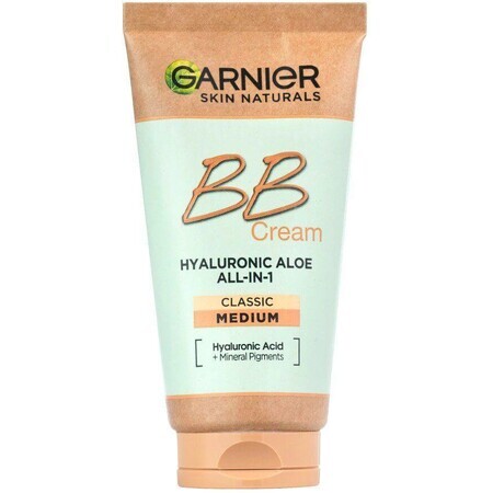 Garnier Skin Naturals Hyaluronic Aloe All-in-1 BB cream mediu, 50 ml