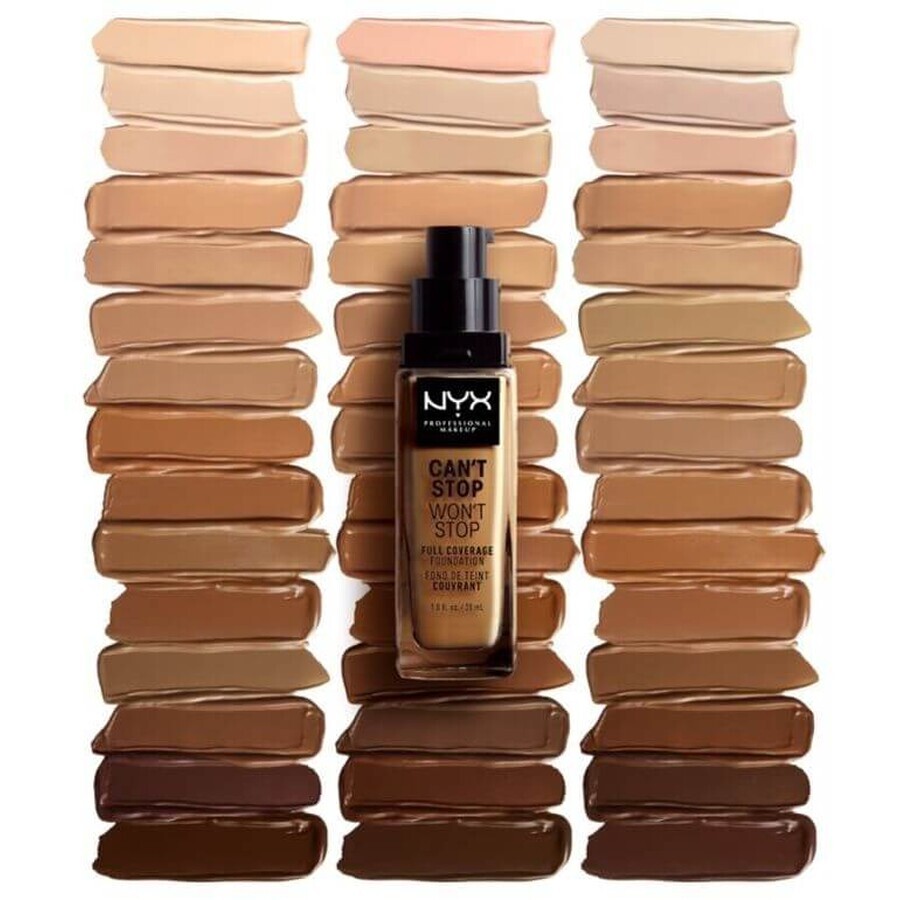 NYX Professional Makeup Can't Stop Won't Stop 24 Hour Foundation Machiaj cu acoperire ridicată - nuanța 11 Beige 30 ml