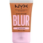 NYX Professional Makeup Bare With Me Blur Tint 12 Machiaj închis la culoare mediu, 30 ml