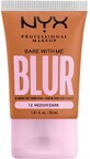 NYX Professional Makeup Bare With Me Blur Tint 12 Machiaj &#238;nchis la culoare mediu, 30 ml