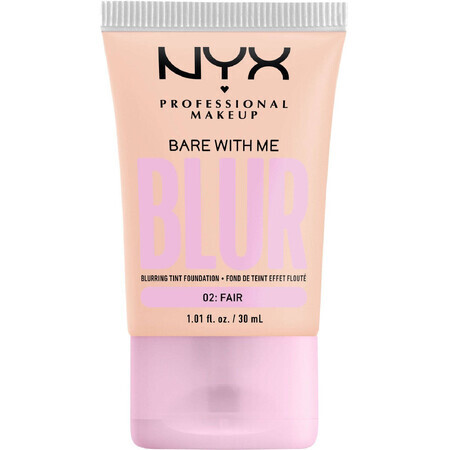 NYX Professional Makeup Bare With Me Blur Tint 02 Machiaj deschis, 30 ml