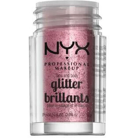 NYX Professional Makeup Face & Body Glitter Glitter - Rose 2.5 g