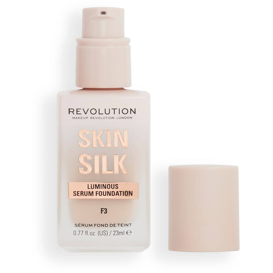 Revolution Skin Silk Serum Foundation F3 machiaj 23 ml