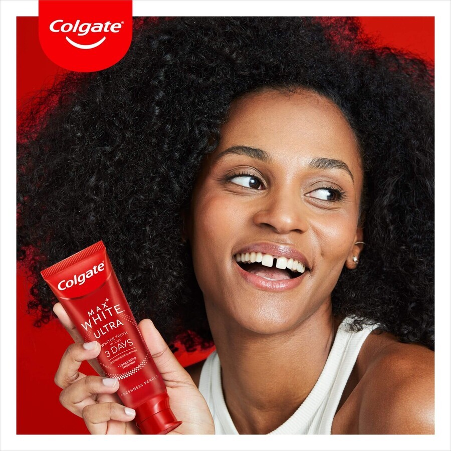 Colgate Max White Ultra Active Foam, pastă de dinți de albire 50 ml