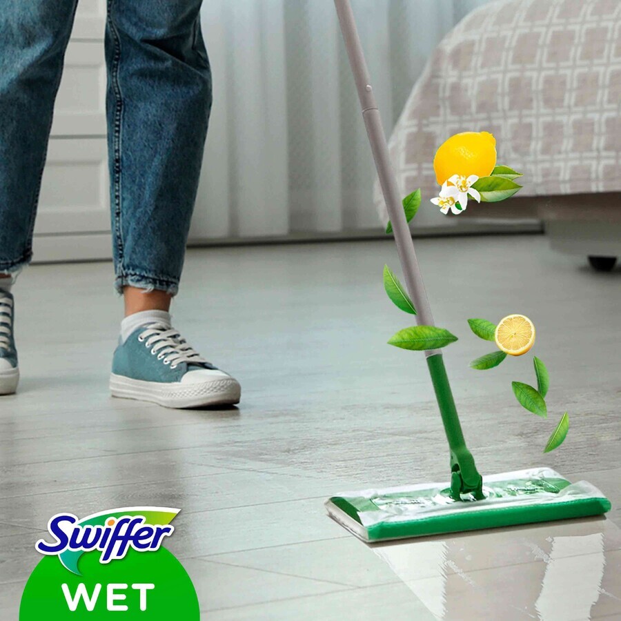 Swiffer Șervețele umede de curățare cu aromă de citrice pentru podea 40 buc