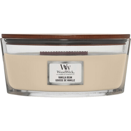 Woodwick Vanilla Bean lumânare în formă de navă 453.6 g