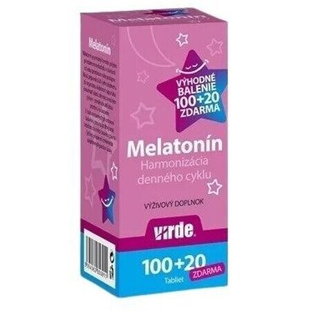 Virde Melatonine 120 tabletten