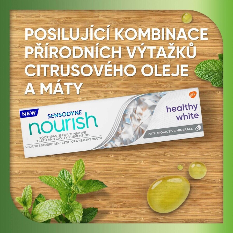 Sensodyne Nourish Gently Soothing Pastă de dinți albitoare 3 x 75 ml