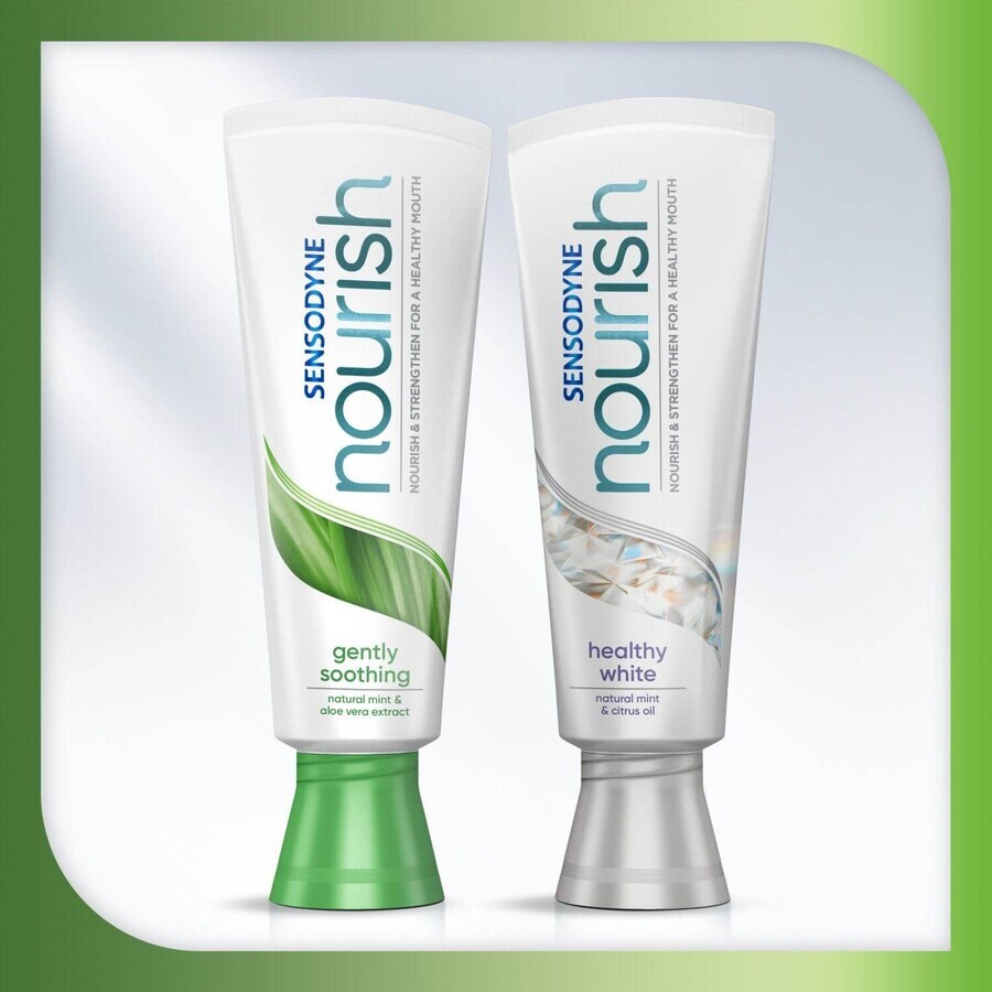 Sensodyne Nourish Gently Soothing Pastă de dinți albitoare 3 x 75 ml