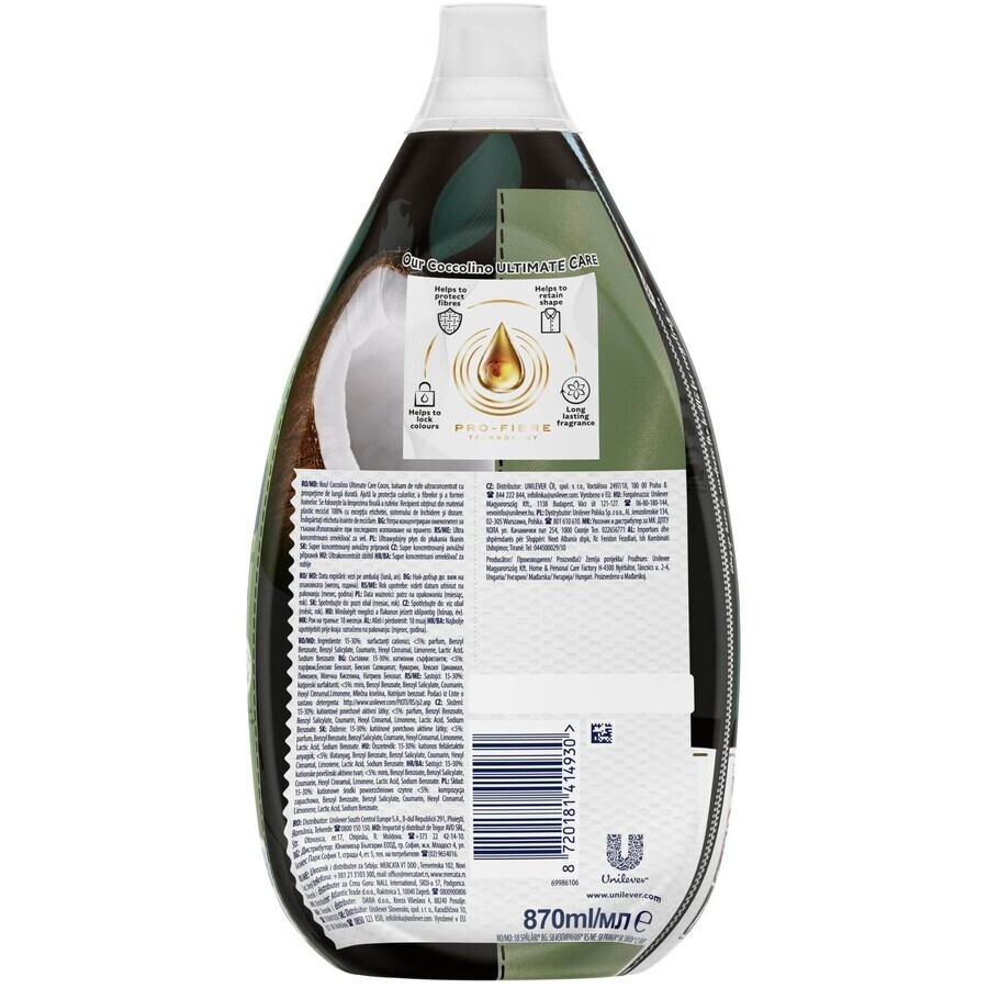 Balsam de rufe Coccolino Coco Fantasy 870 ml