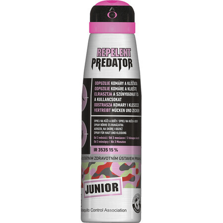 Spray pentru țânțari și căpușe Predator Repellent Junior 150 ml