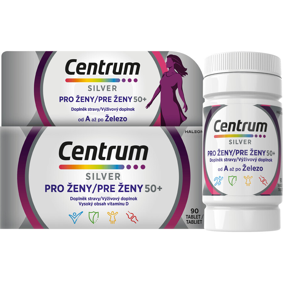 Centrum Multivitamin für Frauen 50+, 90 Tabletten