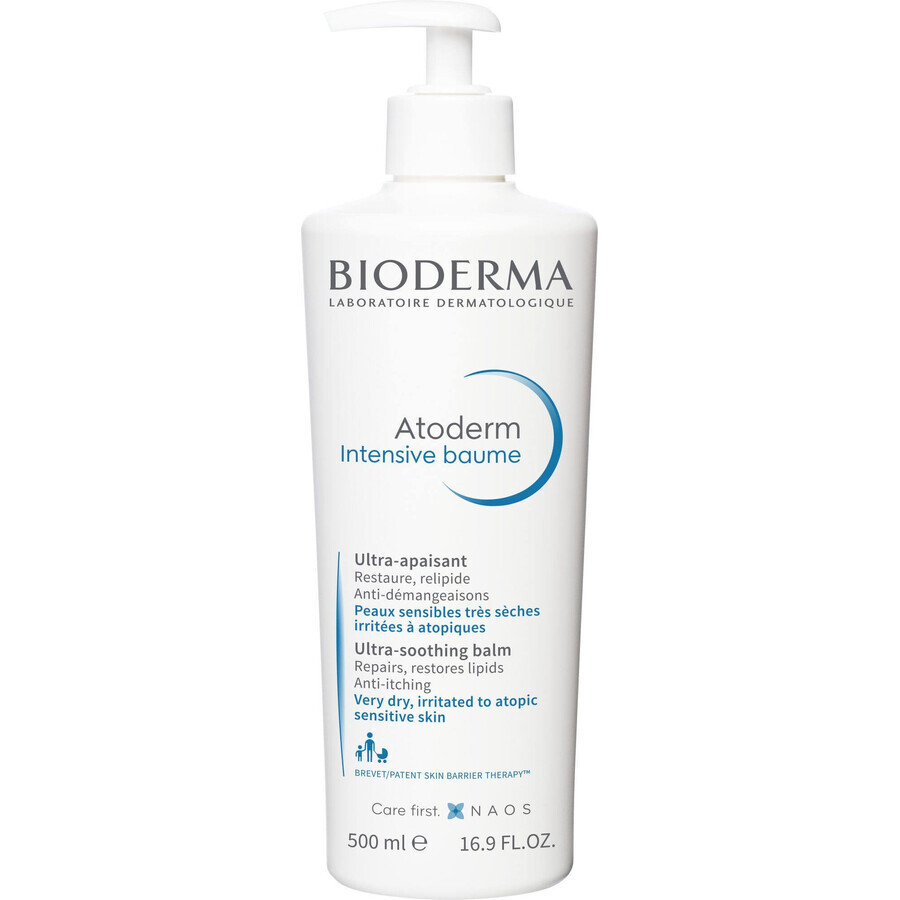 Bioderma Atoderm Intensive baume Body Balm pentru piele atopică și foarte uscată 500 ml