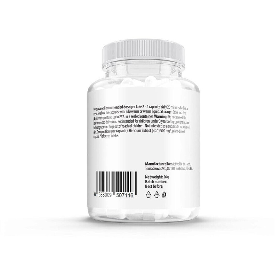 Zerex Hericium 500mg - Gedächtnis und Konzentration 90 Weichkapseln