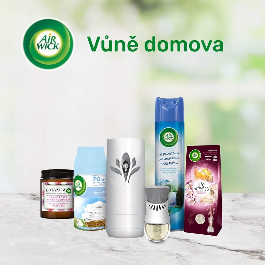 Airwick Difuzor automat Freshmatic alb cu rezervă Spălătorie în briză 250 ml