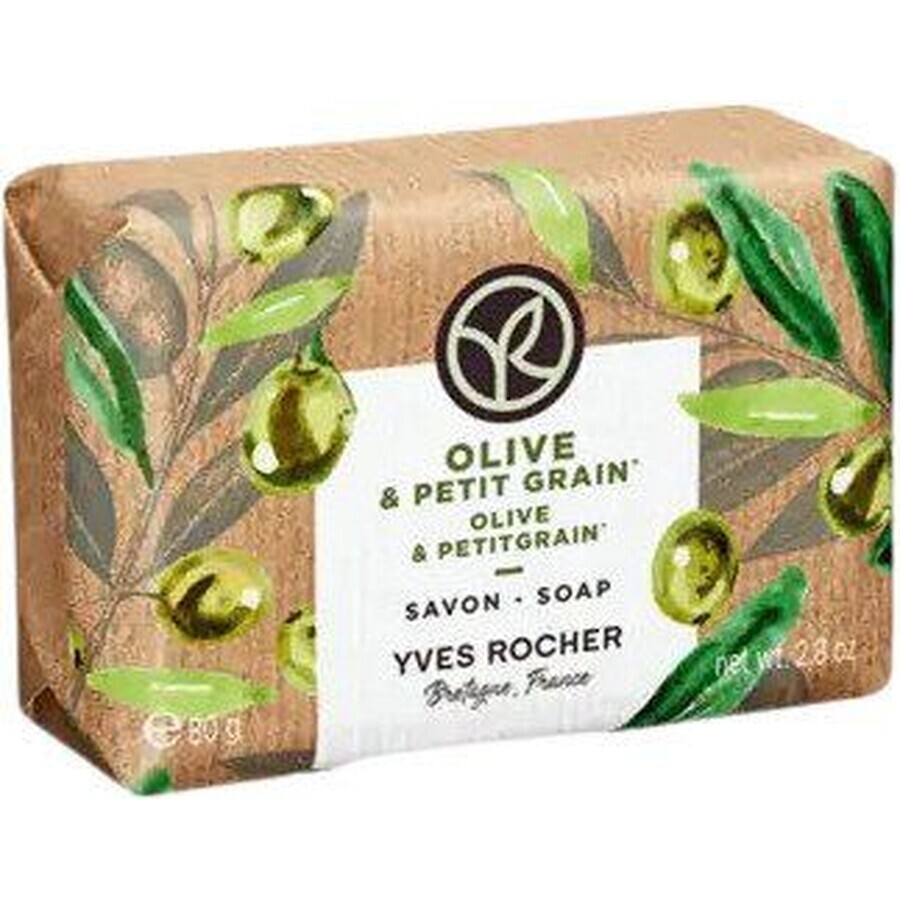 Yves Rocher Săpun de măsline și petit grain 80 g