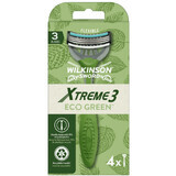 Wilkinson Sword Xtreme3 ECO rasoio verde usa e getta 4 pezzi