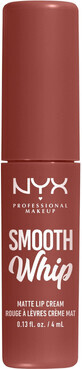 NYX Professional Makeup Smooth Whip Matte Lip Cream 03 Late Foam Matte Liquid Lipstick, 4 ml