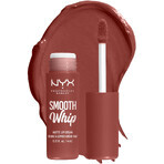 NYX Professional Makeup Smooth Whip Matte Lip Cream 03 Late Foam Matte Liquid Lipstick, 4 ml