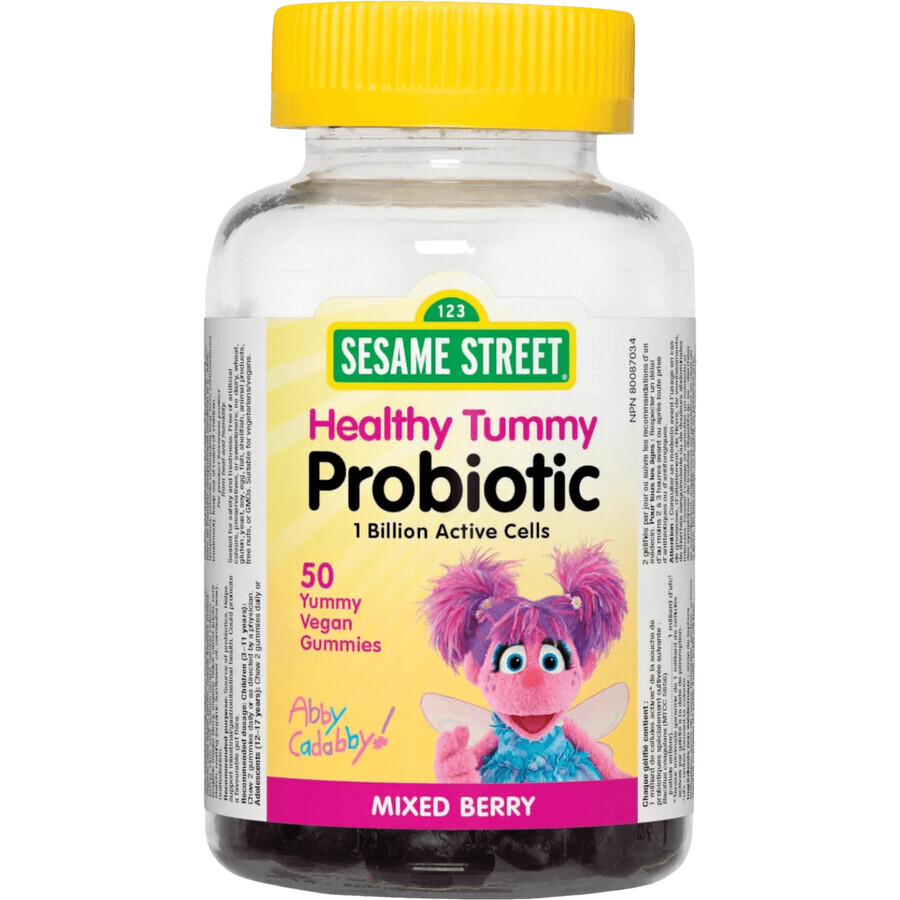 Webber Naturals Sesame Street® Baby Probiotici per un pancino sano 50 pz.