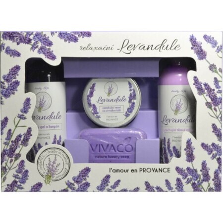 Body Tip Body Tip Lavender Pachet cadou Premium cu ulei de lavandă în cutie de hârtie