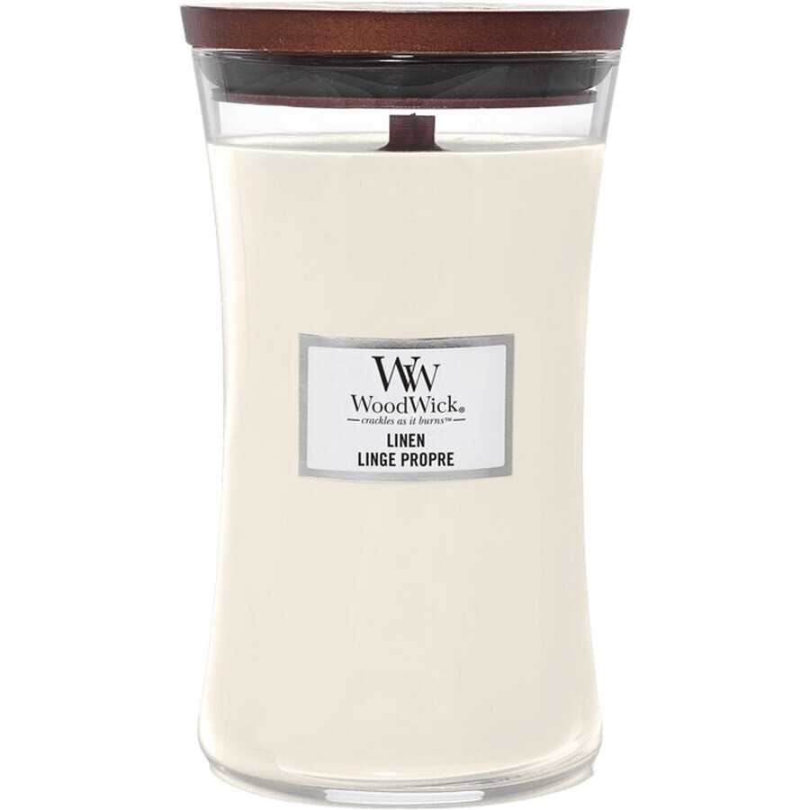 Lumânare Woodwick Lin în formă de vază 609 g