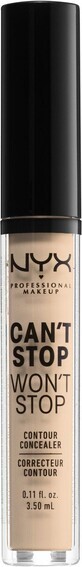 NYX Professional Makeup Can&#39;t Stop Won&#39;t Stop Concealer - nuanță 06 Vanilie 3,5 ml