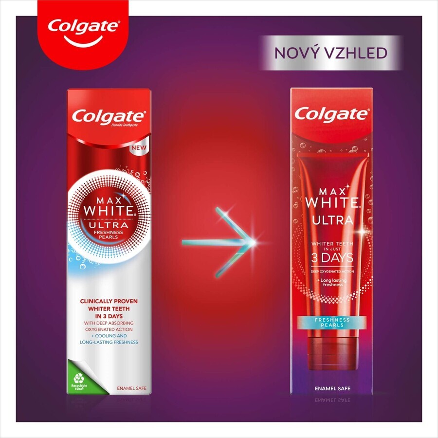 Colgate Max White Ultra Fresh Pearls, pastă de dinți de albire 50 ml