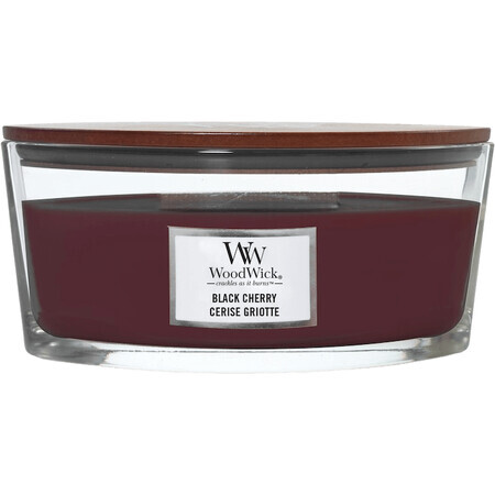 Woodwick Lumânare Barcă Black Cherry