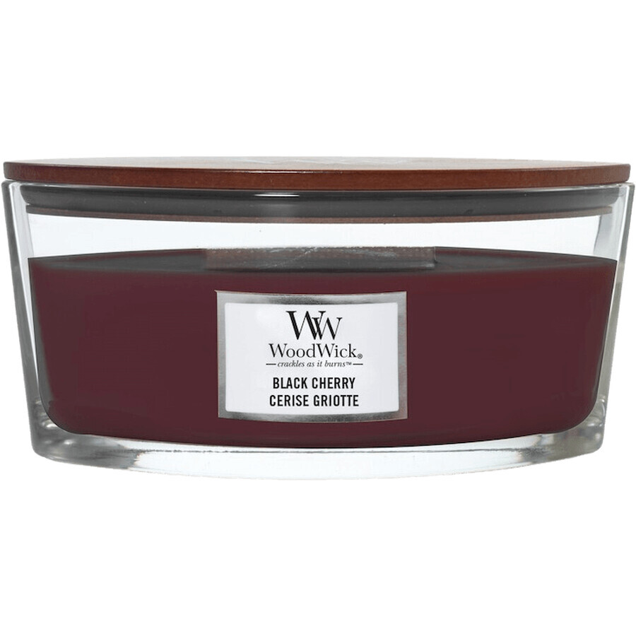 Woodwick Lumânare Barcă Black Cherry