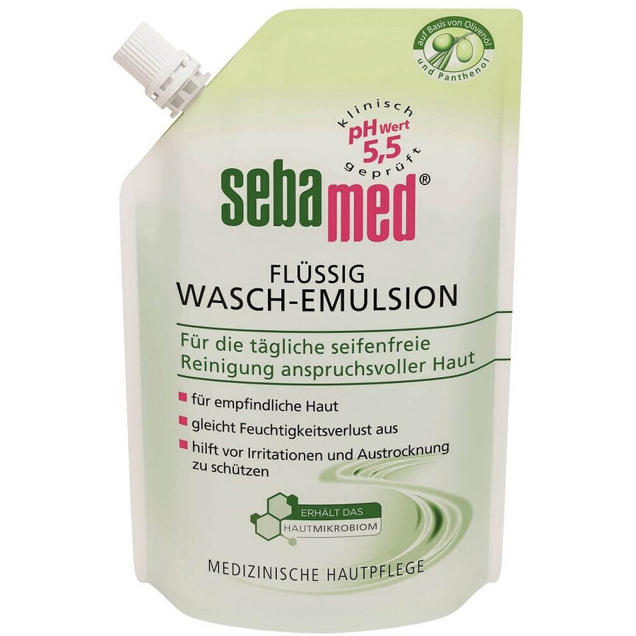 Emulsie de spălare Sebamed olive, cartuș de schimb 400 ml