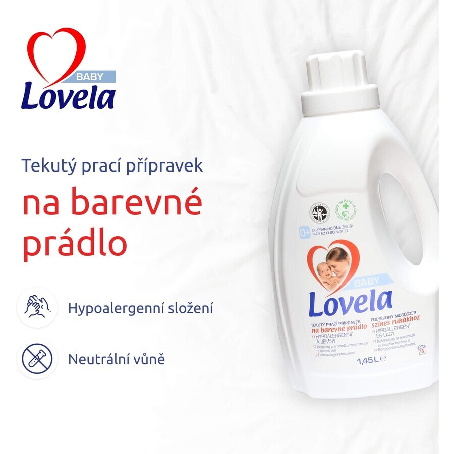 Lovela Baby Gel de spălare pentru rufe colorate 1,45 l