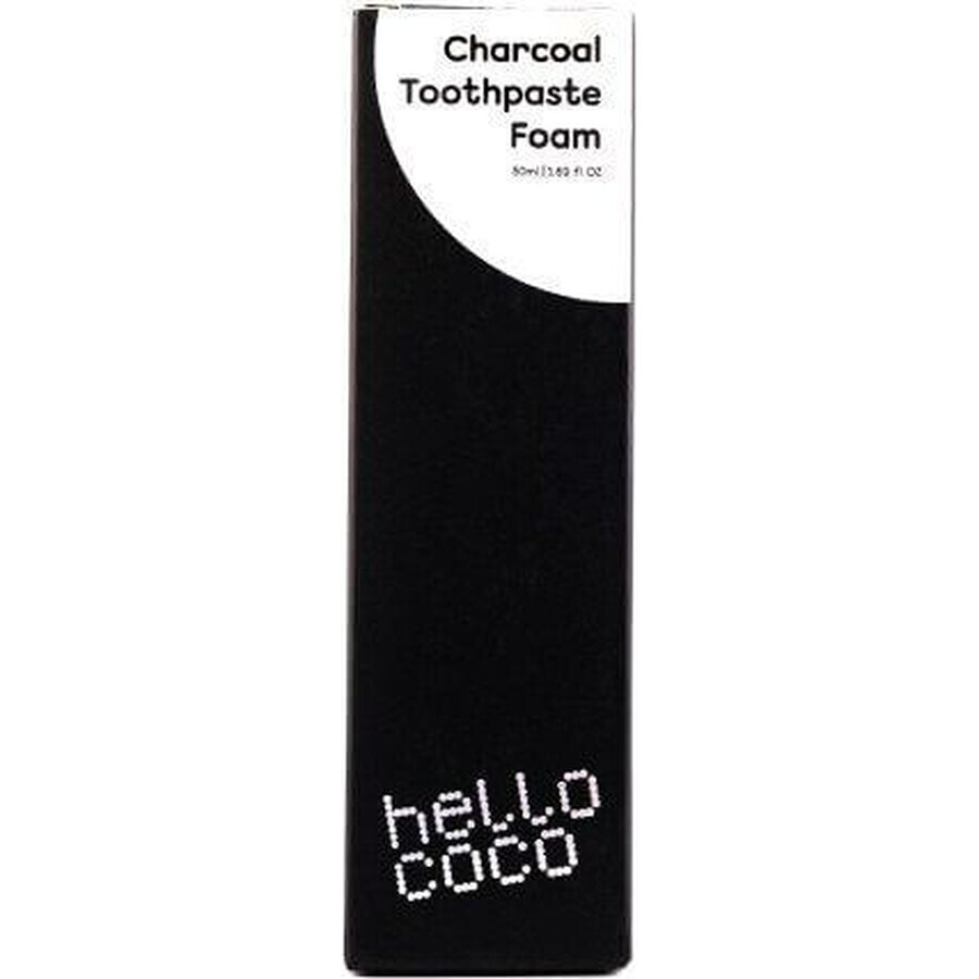 hello coco Dentifrice moussant au charbon actif 50 ml