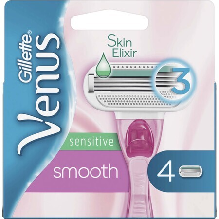 Gillette Venus Sensitive Smooth capete de înlocuire 4 buc