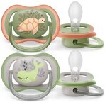 Philips Avent Ultra Air Sucette Philips Avent Ultra Air Grande Sucette 6-18m Garçon 2 pcs