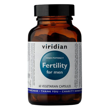 Viridian Fertilità per gli uomini 60 capsule