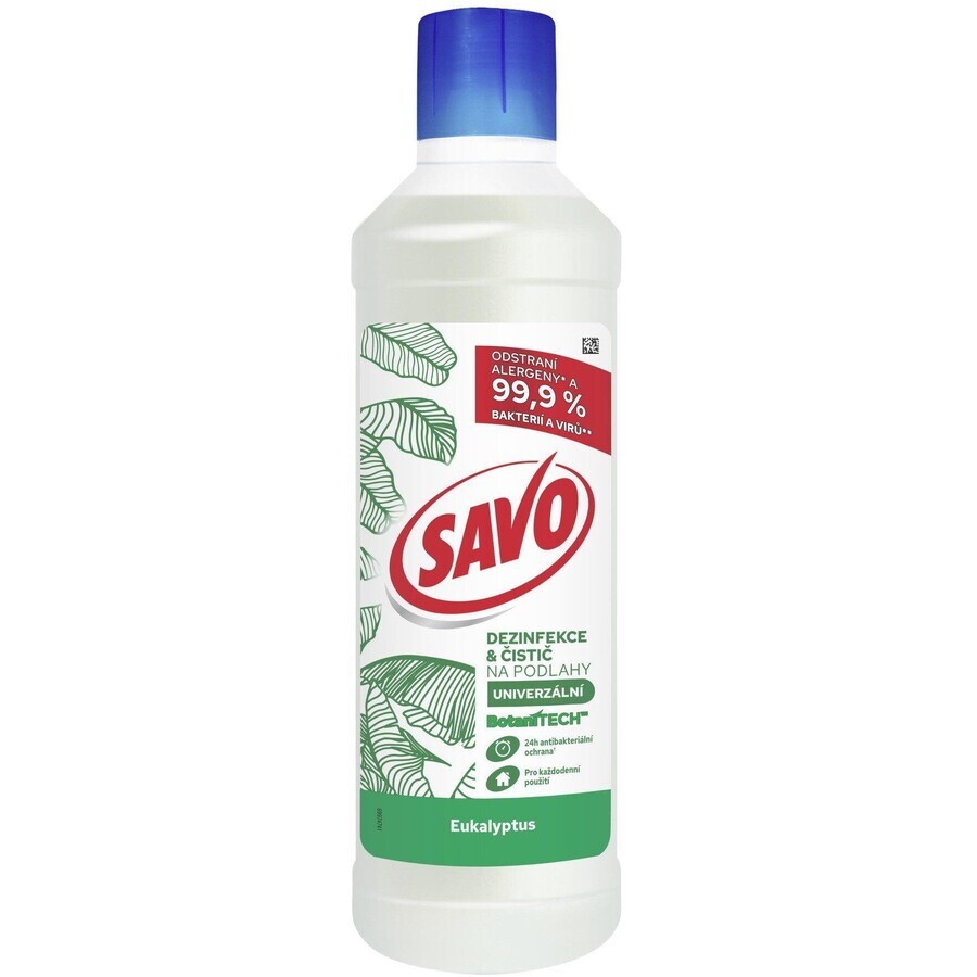 Savo BotaniTech dezinfectant și detergent pentru podele 1 l