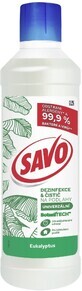 Savo BotaniTech dezinfectant și detergent pentru podele 1 l